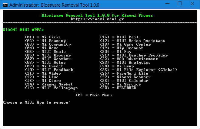 MIUI Bloatware Removal Tool 1.0.0-04.png